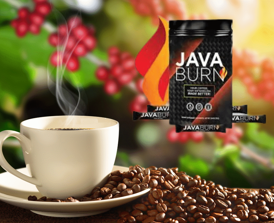 Image of the Java Burn packaging with the title "Java Burn: Complete Review and Buyer’s Guide". The supplement packaging is featured prominently, with a clean background and a brief product description.