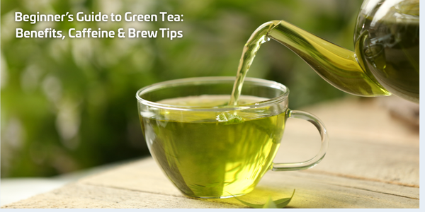 Beginner’s Guide to Green Tea Benefits, Caffeine & Brew Tips